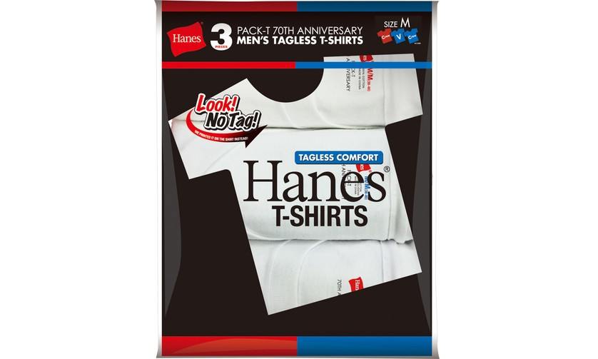 Hanes 推出 70 周年纪念 3PACK 打底衫
