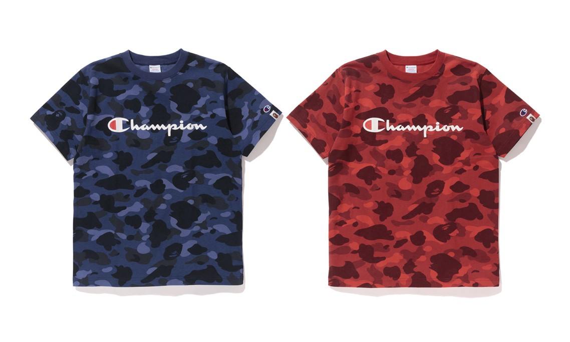 A BATHING APE® x Champion 夏日合作系列即将发售