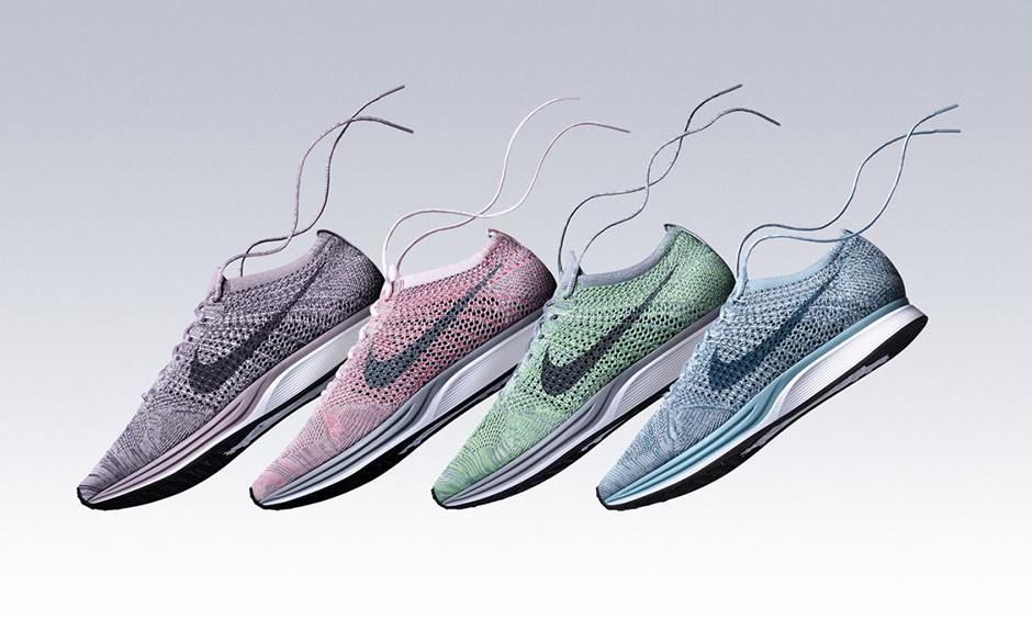 Nike Flyknit Racer 新配色如马卡龙般甜美诱人